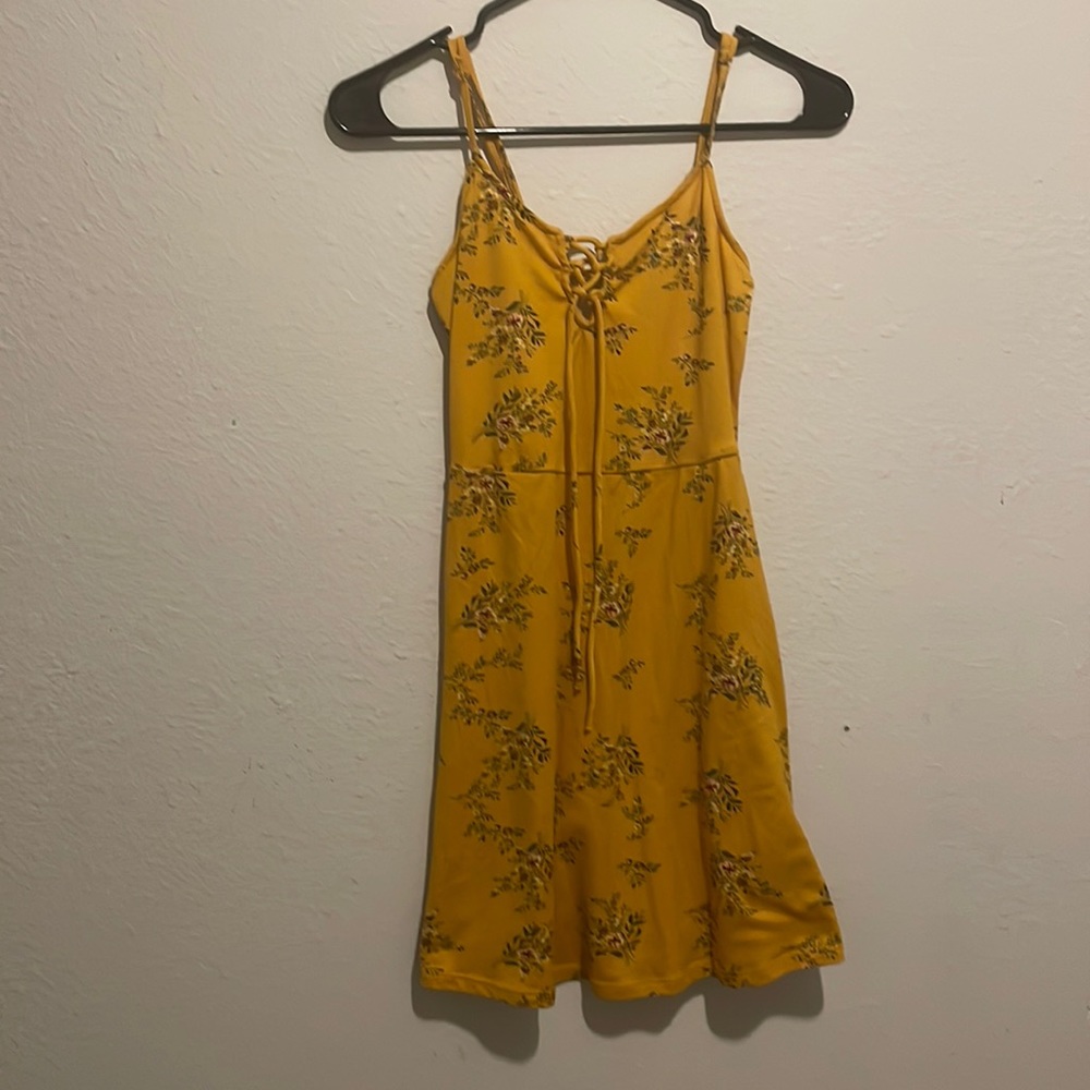 Yellow dress , ment to be a shorter dress